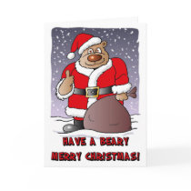 Beary Merry Christmas card