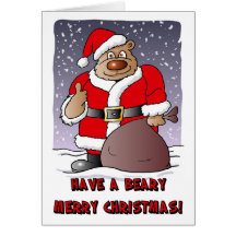 Beary Merry Christmas card