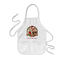 Beary Merry Christmas Circle aprons