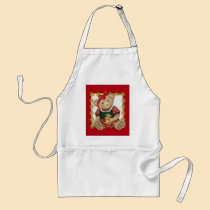 Beary Merry Christmas -Girl Teddy aprons