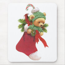 Beary Merry Christmas Mouse Pad