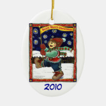 Beary Merry Christmas Ornament