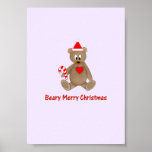 Beary Merry Christmas Posters