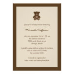 Beary Sweet Baby Shower Invitation Neutral Gender