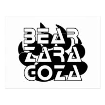 BearZaragoza Logo Tarjeta Postal