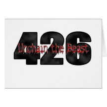 beast 426 Mopar Hemi Greeting Card