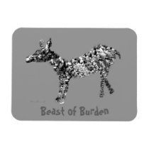 Beast of Burden Rectangle Magnet