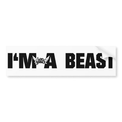 BEASTBUMPER BUMPER STICKERS by LesGimix