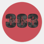 beastly 383 stroker motor red stickers