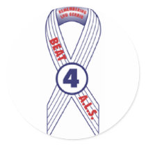 Beat ALS stickers by stevewhitenc Beat ALS stickers