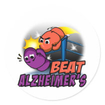 Beat Alzheimer's stickers