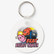 Beat Breast Caner keychains