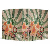 Beat Flowers 3 Ring Binder