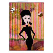 Beat Girl in Kawaii Land Cards