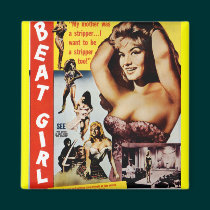 Beat Girl! magnets