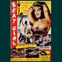 Beat Girl! t-shirts