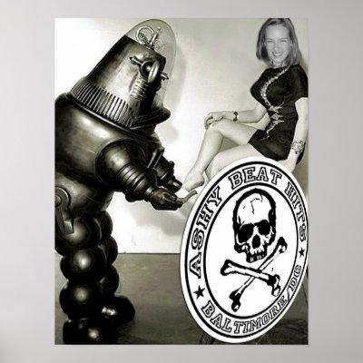 BEAT HITS Shoe Loving Robot POSTER by nappydreadz