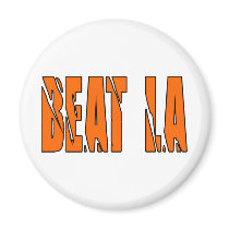 Beat L.A. Fridge Magnet