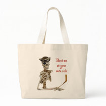 Beat Me Hockey Pirate Tote Bag