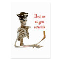 Beat Me Hockey Pirate Business Card Templates