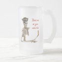 Beat Me Hockey Pirate Coffee Mugs