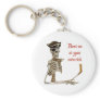Beat Me Hockey Pirate Keychain