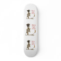 Beat Me Hockey Pirate Skate Board Deck