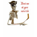 Beat Me Hockey Pirate T Shirt