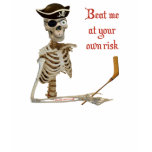 Beat Me Hockey Pirate T Shirt