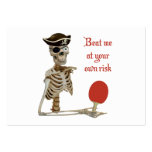 Beat Me Pirate Ping Pong business cards