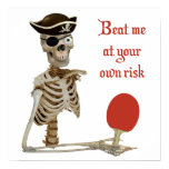 Beat Me Pirate Ping Pong Poster