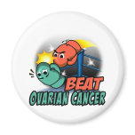 Beat Ovarian Cancer Refrigerator Magnet
