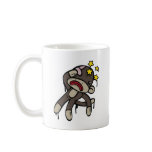 Beat up SOCK MONKEY mugs
