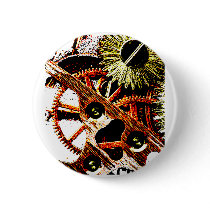 Beaten Up Clock Gears buttons by Awesome_Clothes Beaten Up Clock Gears buttons