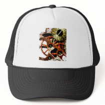 Beaten Up Clock Gears hats by Awesome_Clothes Beaten Up Clock Gears hats