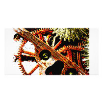 Beaten Up Clock Gears Photo Greeting Card
