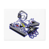 Beatfreak DJ Logo postcards by beatfreak Beatfreak DJ Logo postcards