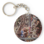 Beati Possidente (Blessed Are Those Who Have) Keychain