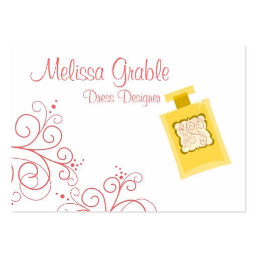 Beatiful, Beautiful Dress Business Card Template (back side)
