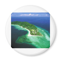 Beatiful Borneo Island Fridge Magnets