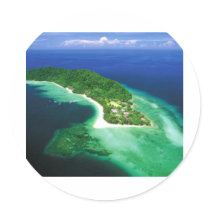 Beatiful Borneo Island Stickers