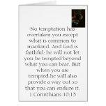 Beating Temptation cards