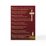 Beatitudes Christian card