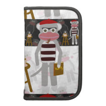Beatnik Monkey Pattern Folio Planner