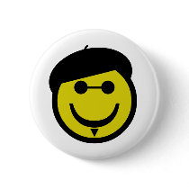 Beatnik Smiley Pins