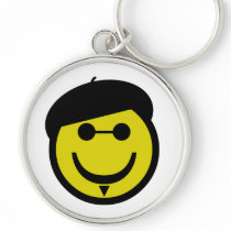 Beatnik Smiley Key Chain
