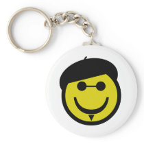 Beatnik Smiley Keychains
