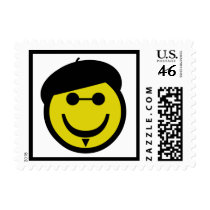 Beatnik Smiley Postage Stamp