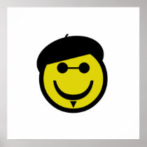 Beatnik Smiley Print