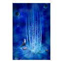 Beatrice (blue) - (Large size) Poster posters